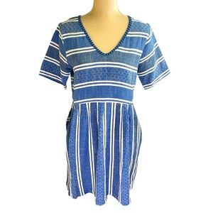 Ace & Jig Gallery Mini Dress in Blue Jean